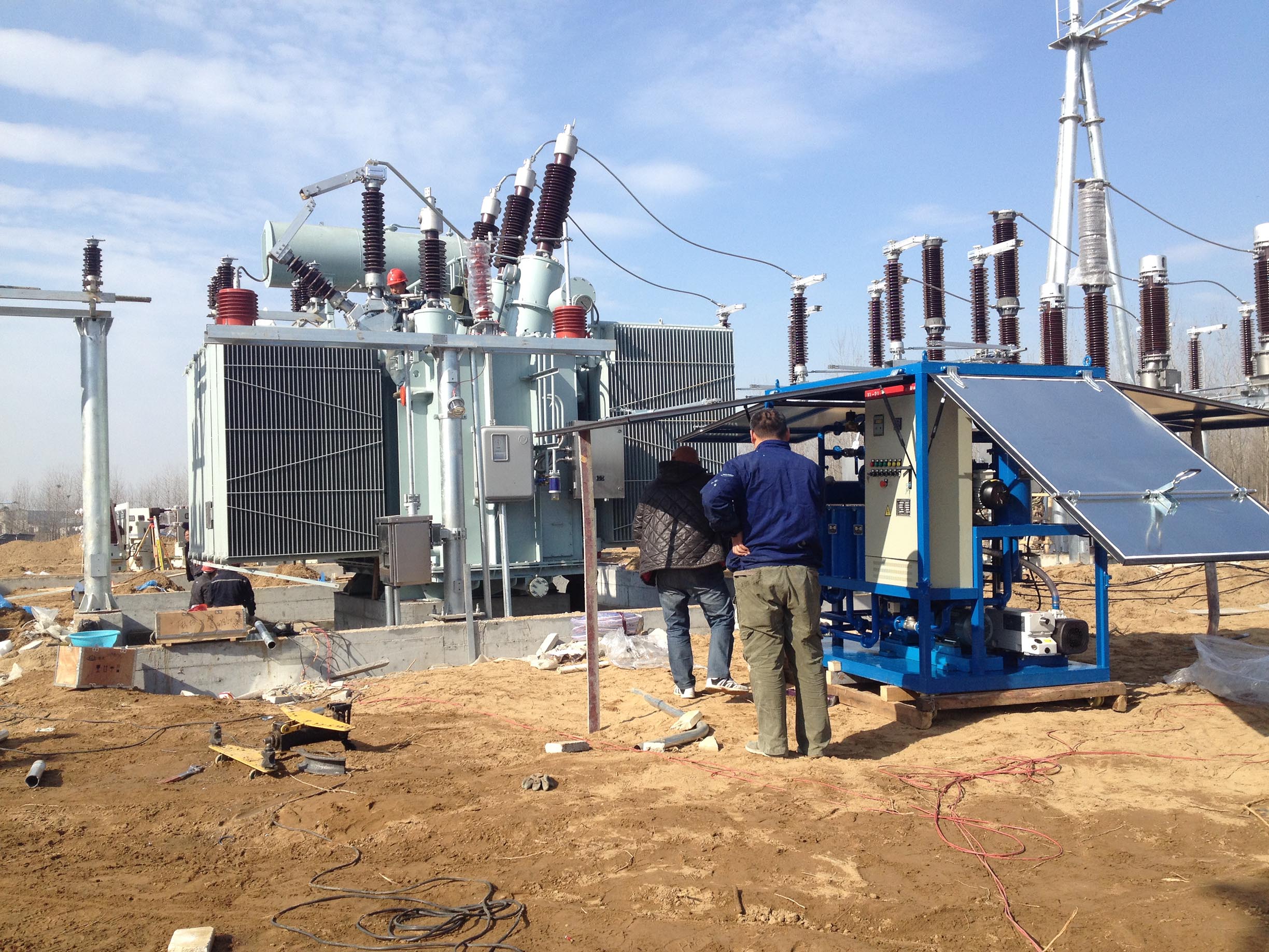 水電站在線濾油機